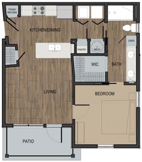 1 Bed / 1 Bath / 675 sq ft / Availability: Please Call / Deposit: $400 / Rent: $959