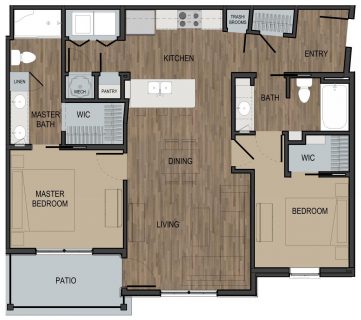 2 Bed / 2 Bath / 965 sq ft / Availability: Please Call / Deposit: $400 / Rent: $1,159